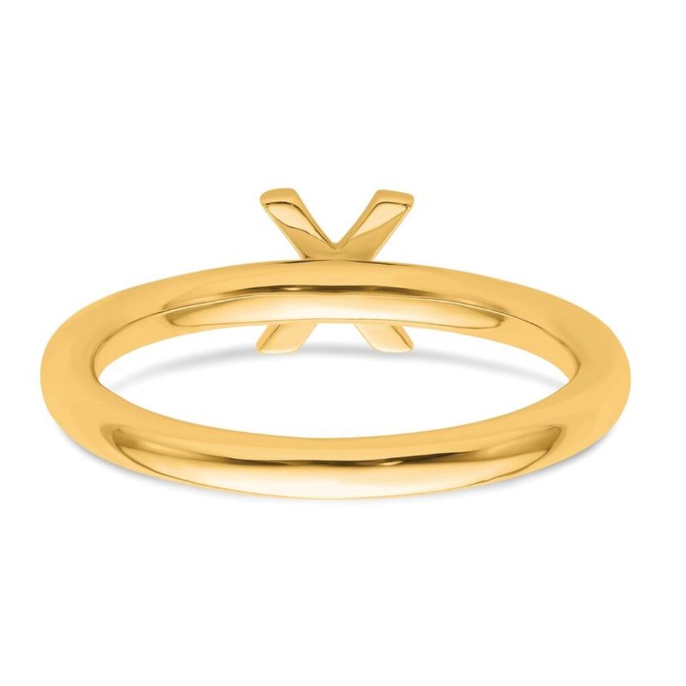 Kazi Luxury 14k Yellow Gold Stackable Diamond Ini… - image 5